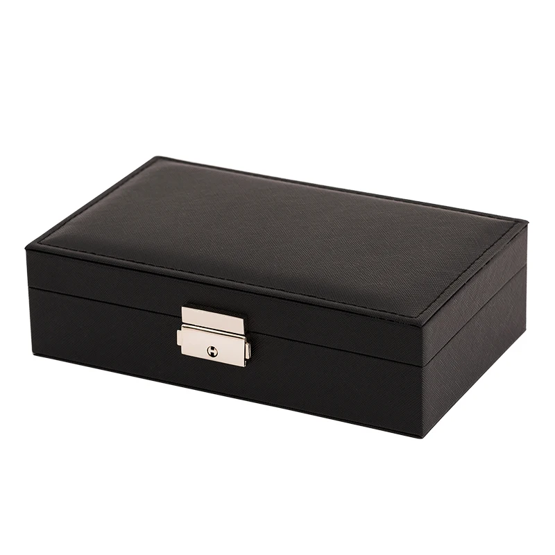 

Leather Jewelry Box Travel Jewelry Organizer Multifunction Necklace Earring Ring Storage Box for Women Gifts
