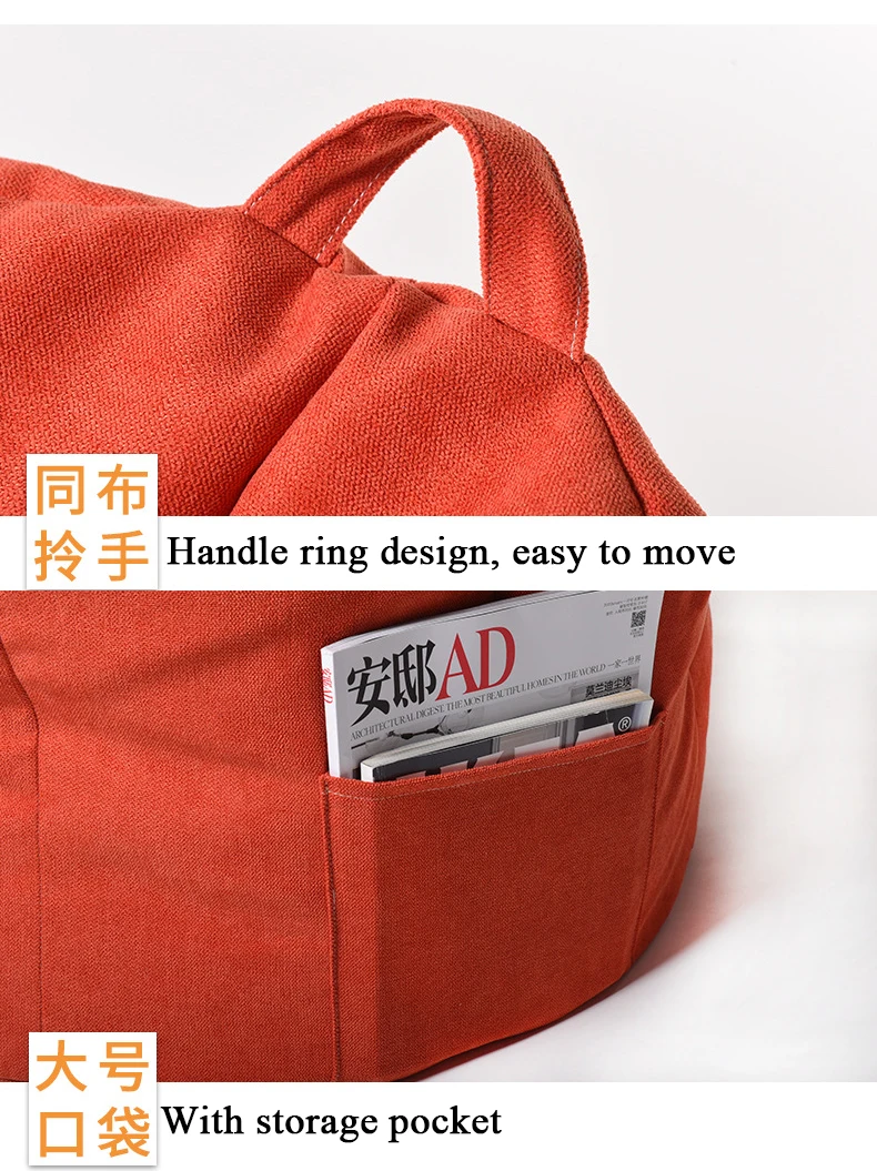 Bean сумка чехол на стул сидение шезлонг Beanbag диван мебель для гостиной без наполнителей ленивые стулья мешок бобов диван кровать Pouf Puff
