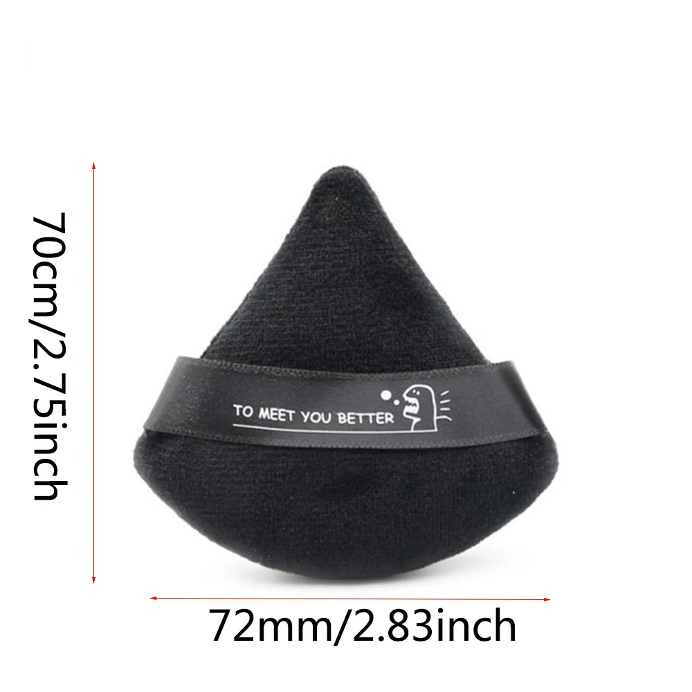 1/2 шт супер мягкий треугольный бархатный Порошок Puff Pizza Flours мини Макияж для лица