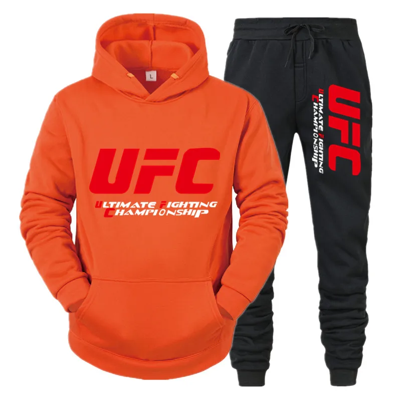 

2021 new spring and autumn men's printed Hoodie + pants sports suit casual sports wear track and field brand sports wear