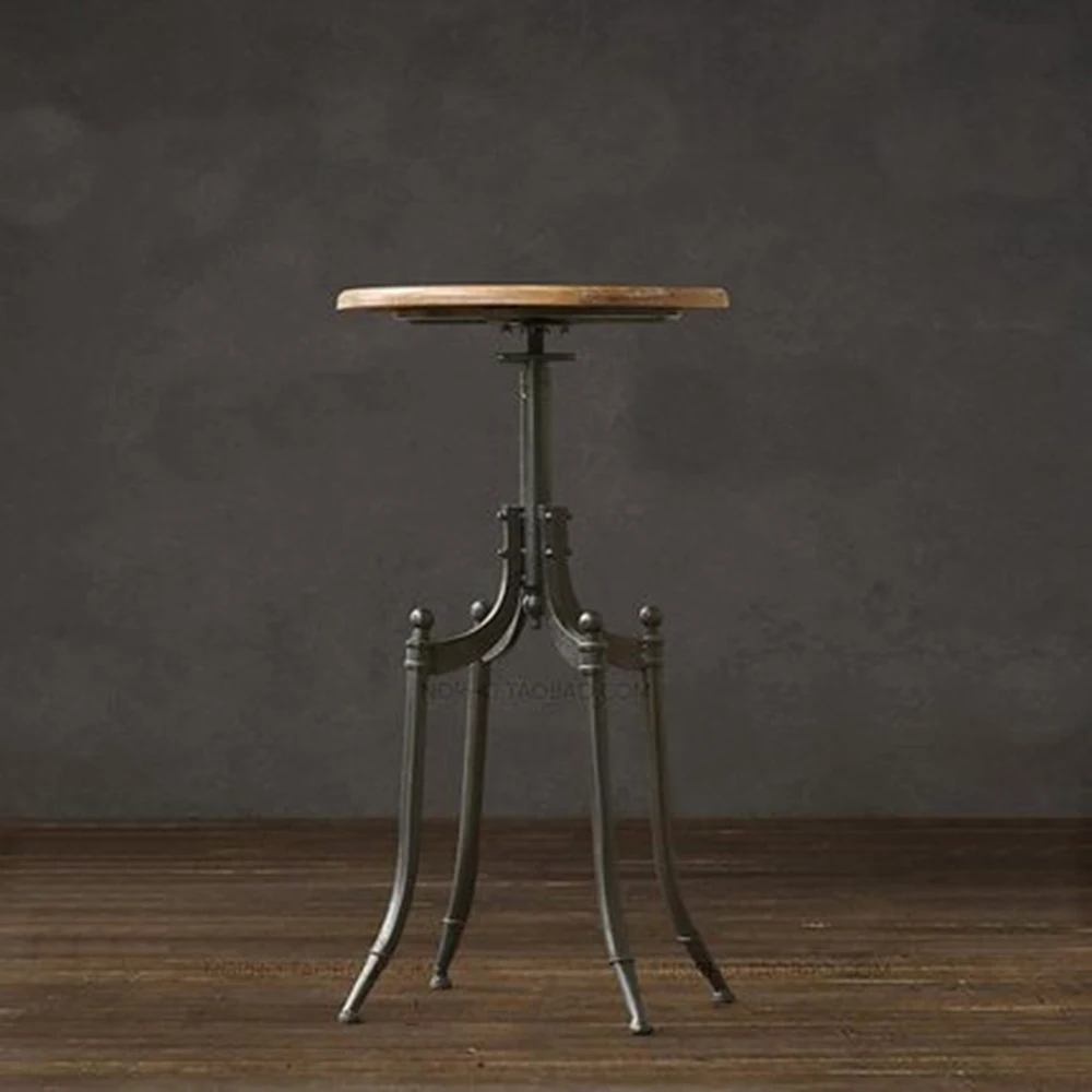 Журнальный столик и стул во французском американском ретро стиле из кованого