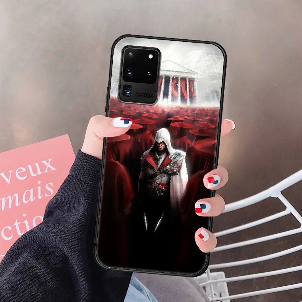 

Assassin's Creed Game Phone Case Cover Hull For Samsung Galaxy S 6 7 8 9 10 e 20 Edge Uitra Note 8 9 10 Plus black Etui 3D