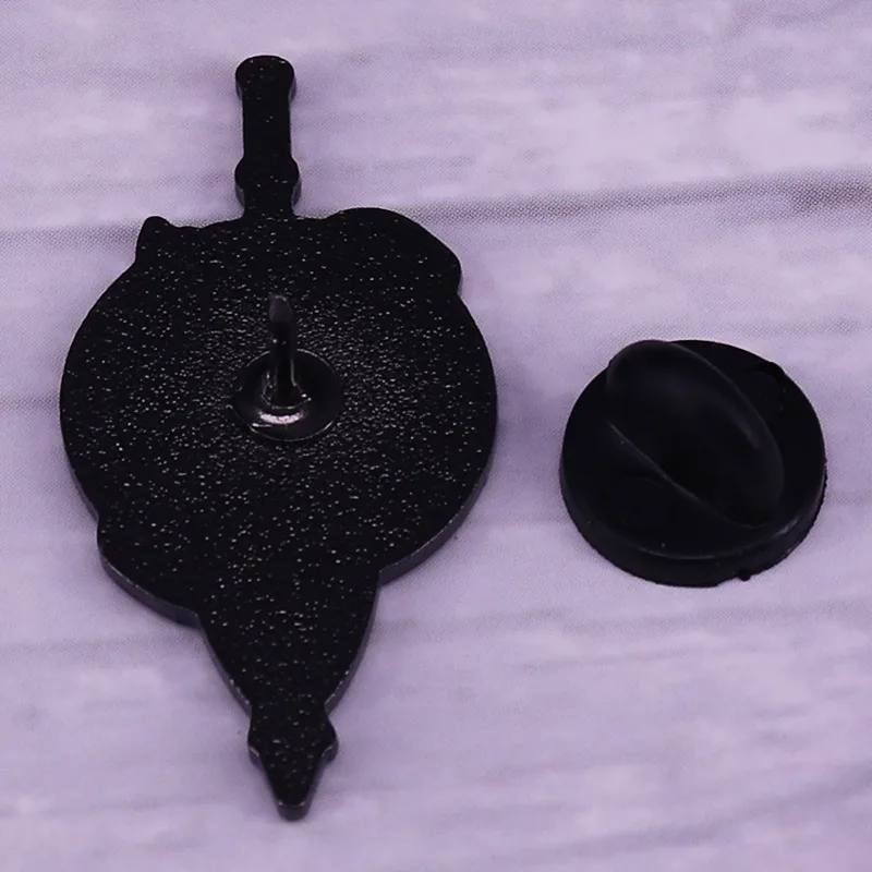 Жесткая эмалированная брошь Rebeus Hagrid Wand зонтик | Украшения и аксессуары