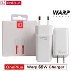 Зарядное устройство для OnePlus 9 Pro 9R 8T 6A 65 Вт стандарта ЕС США