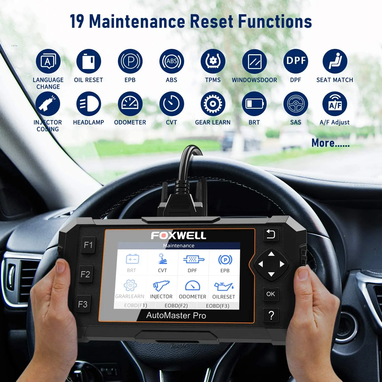Диагностический инструмент Foxwell NT644 Elite OBD 2 прибор для диагностики автомобиля с
