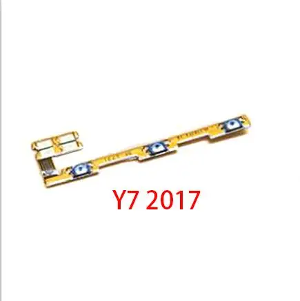 Y7 2017 10 шт./лот, включение/выключение питания, громкость ключ для боковой кнопки гибкого кабеля для huawei Y5 Y6 Y7 Pro Y9 Prime Запчасти для авто - Цвет: Y7 2017