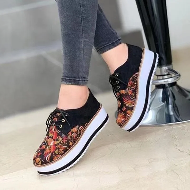 

Hot Selling Shoes Women 2022 New Round Head Ethnic Style Women's Simple Single Shoes Fashion Lazy Flat Large Size Women's Shoes