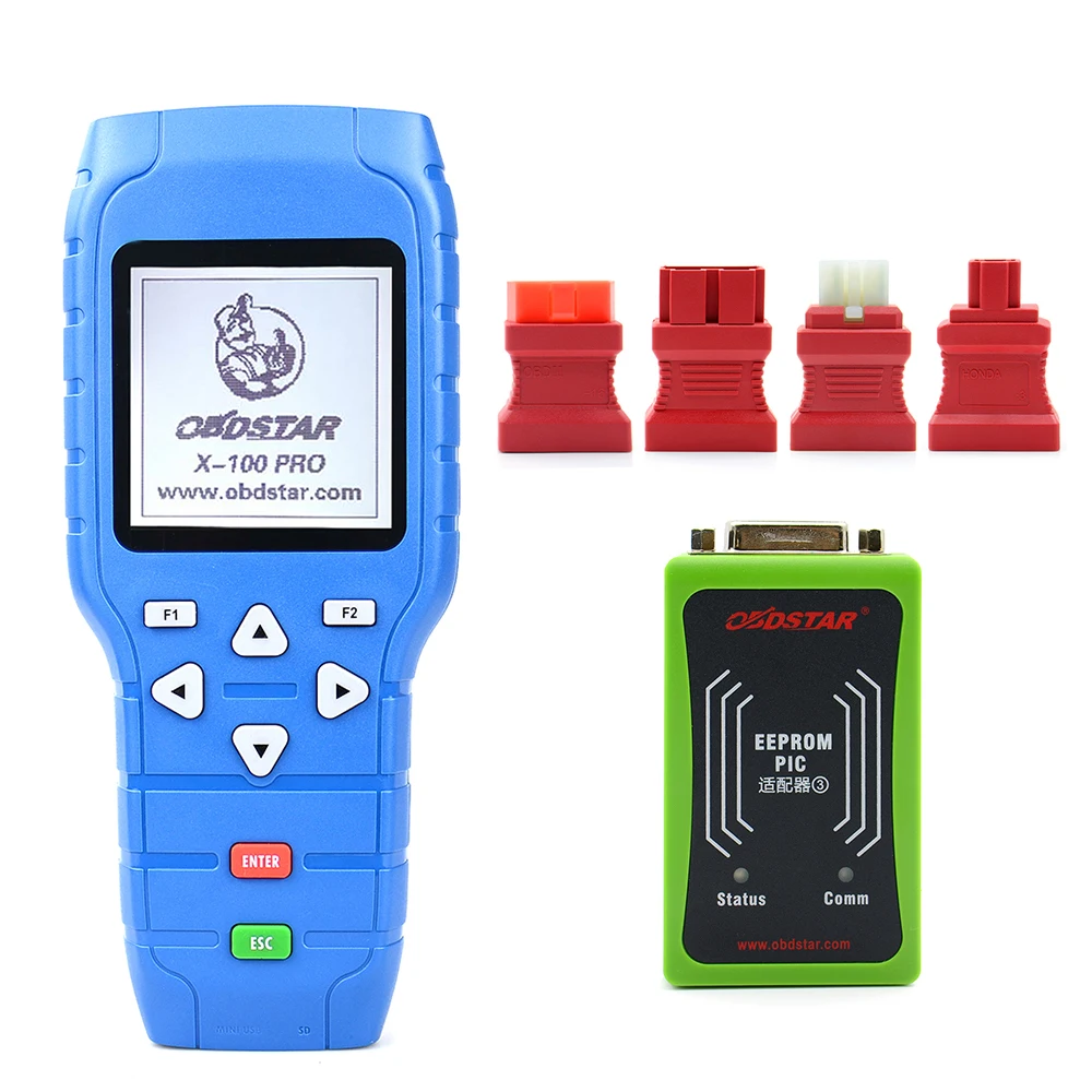 Программатор автомобильных ключей OBDSTAR X100 PRO (C + D E) с адаптером EEPROM коррекция