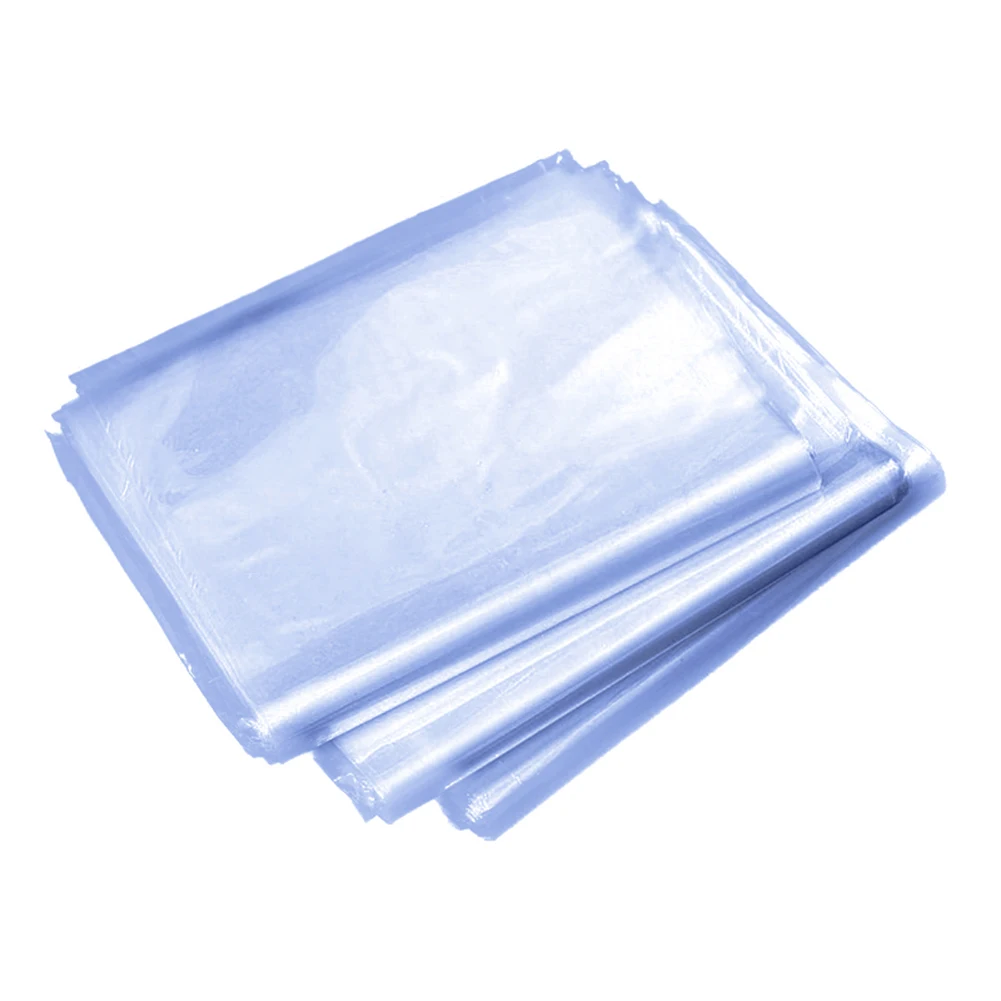 

100 Pcs Heat Shrink Film Clear PVC Shrinkable Packaging Wrap Sealing Protector SLC88