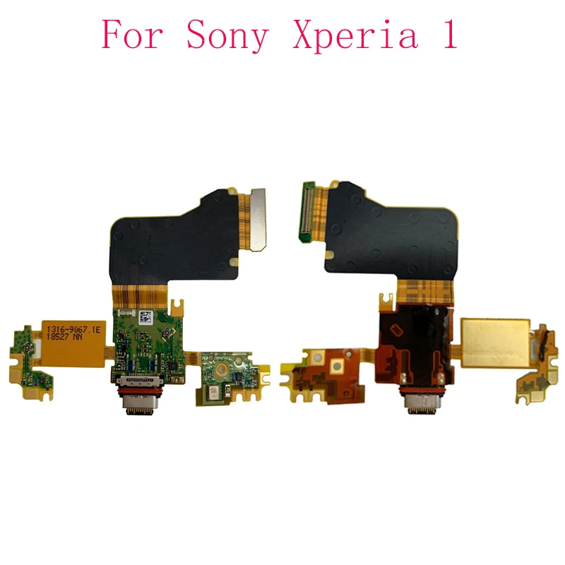 USB-порт для зарядки гибкий кабель соединитель для Sony Xperia 1 J8110 J8170 J9110 XZ4 зарядное устройство гибкий модуль