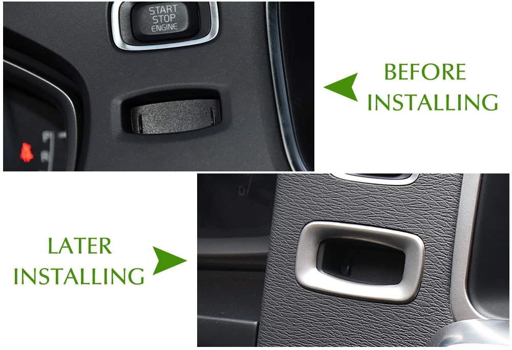 VCiiC Нержавеющая Сталь автомобильный ключ панель блестки Keyhole Декоративные