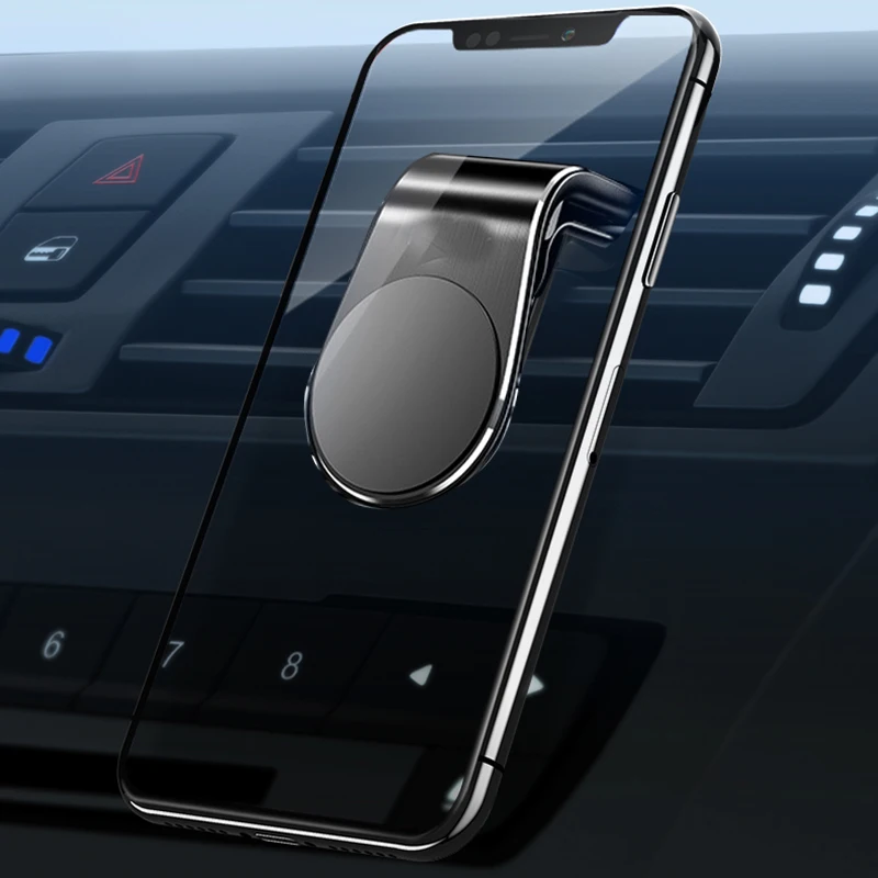 

Магнитный автомобильный держатель для телефона L-образной формы, подставка для крепления на вентиляционное отверстие в автомобиле, держате...