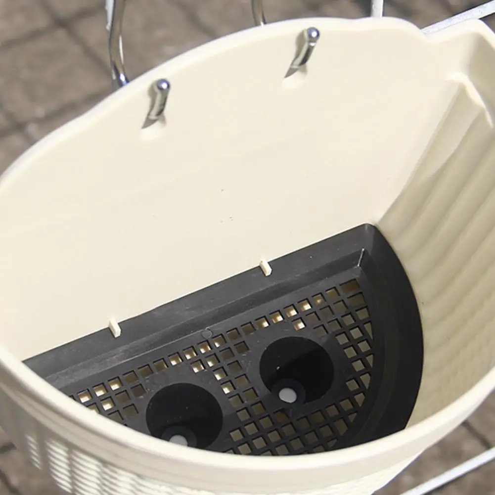 

Plant Hanging Basket Wall-mounted Semi-circular Shape Resin Portable Flower Pots for Home