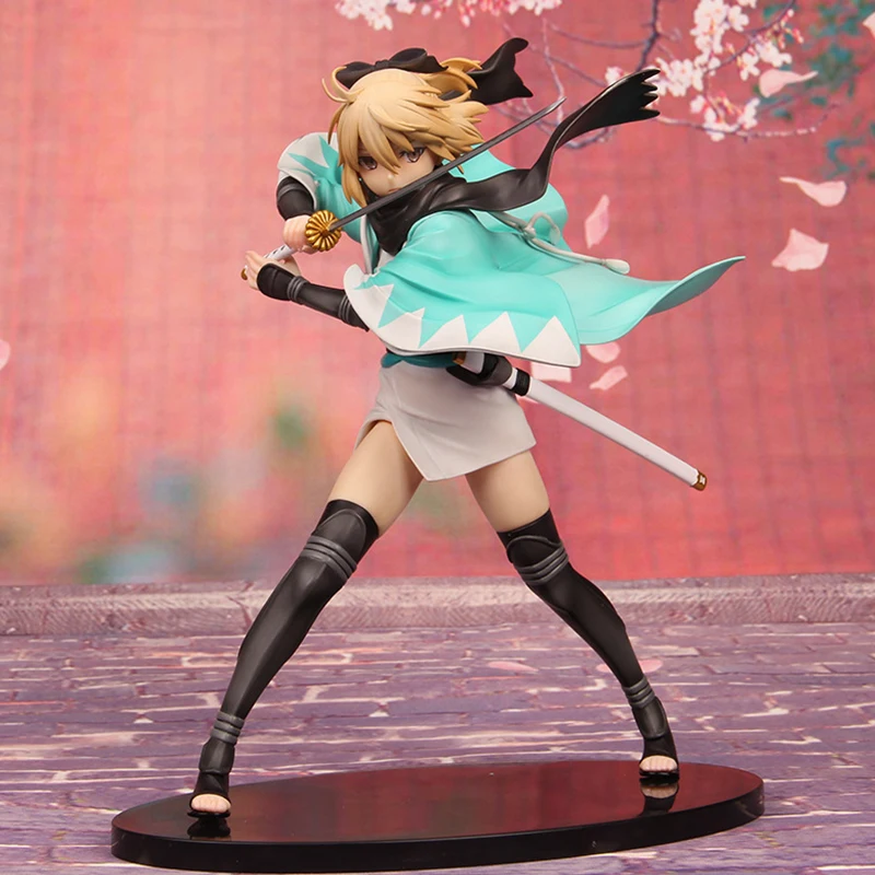 

Hentai Anime Action Figure Fate Grand Order/FGO Okita Souji (Sakura Saber) Casual Samurai Classic Anime Collection Figure Toy