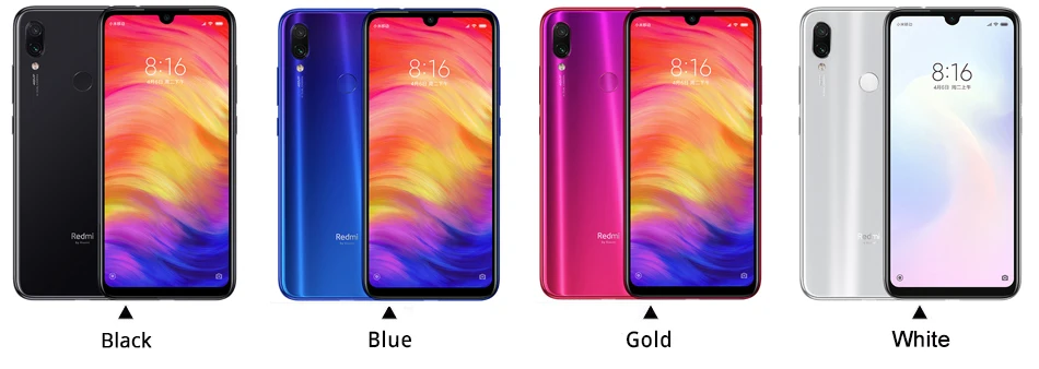 Мобильный телефон Xiaomi Redmi Note 7 с глобальной прошивкой, 6 ГБ, 64 ГБ, Snapdragon 660, 4000 мА/ч, 48мп, камера заднего вида, 6,3 дюйма, 19,5: 9, полный экран