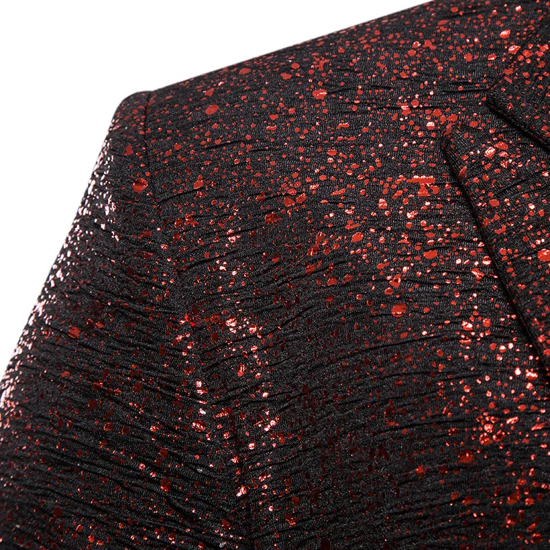 Мужской костюм куртка хипстерский Блестящий Блейзер мужское свадебное платье