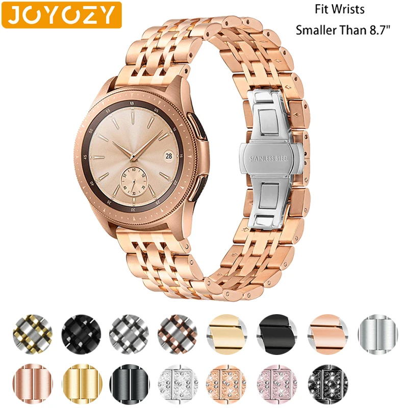 Браслет Joyozy для Galaxy Watch s2/s3 ремешок из нержавеющей стали Samsung 42 мм 46 медный