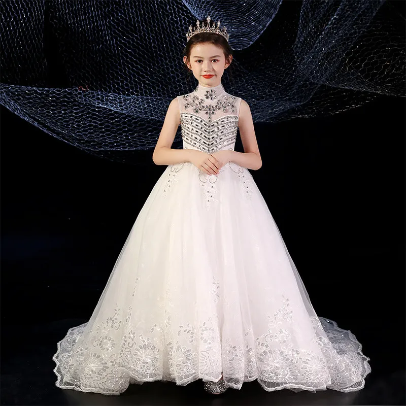 

Женское роскошное элегантное платье ручной работы, украшенное бисером и блестками, дизайнерские костюмы пианино, платье для хозяйки, вечер...