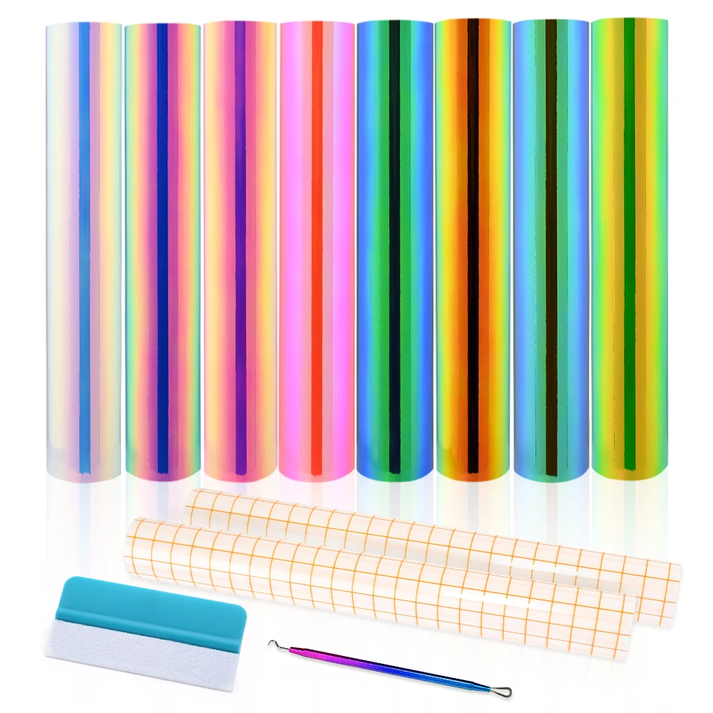 

EHDIS Multicolor Adhesive Craft Permanent Vinyl Sticker Lettering Decorative Film for Cup Car Phone Decals Diy Tools Kit