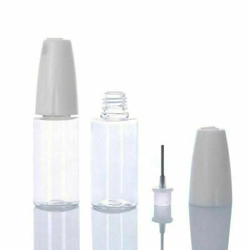 5/10 шт 10 мл/15 мл длинный тонкий наконечник с иглой для бутылки Прозрачная бутылка