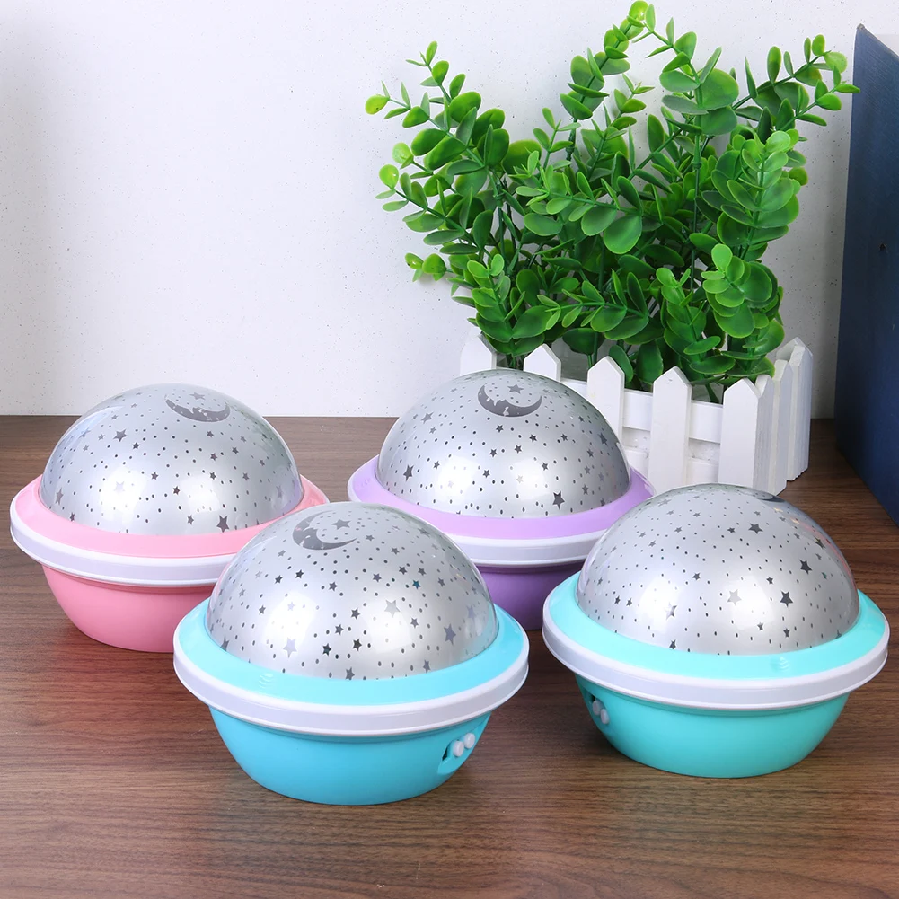 

Star LED Projection Lamp Night Light USB Bar UFO Shaped Romantic Moon Decor Lamp Cafe Restaurant Exquisite Ornaments