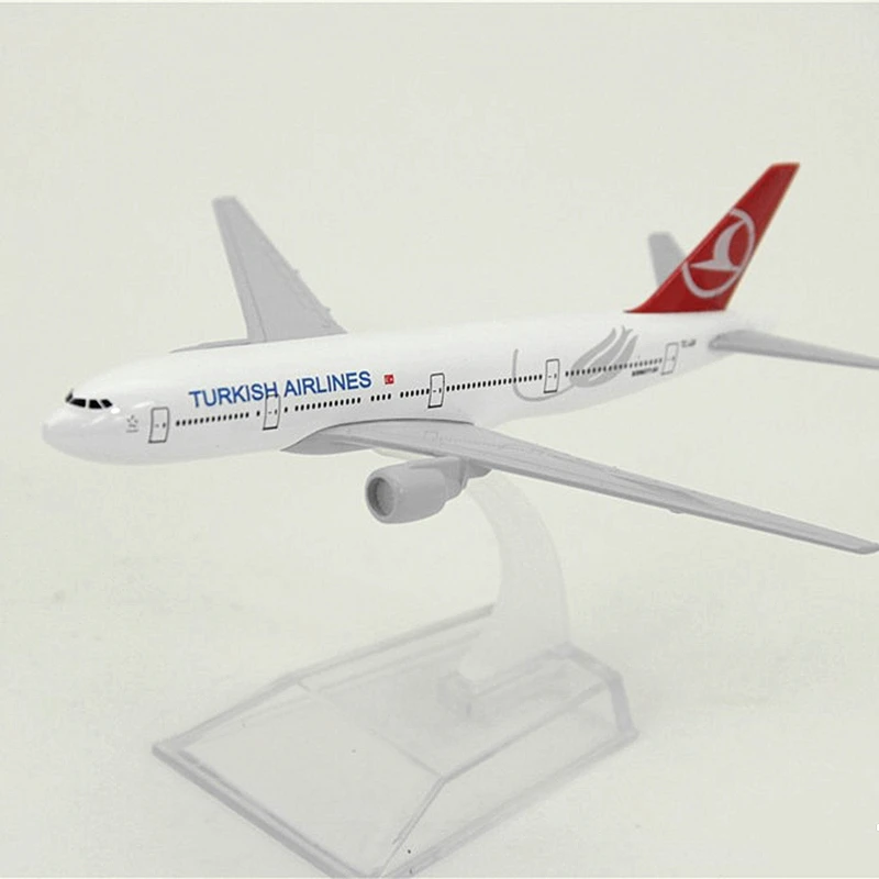 20 см Турецкие авиалинии Boeing 777 авиация металлическая модель 16 см модель самолета игрушки с колесом коллекционный подарок
