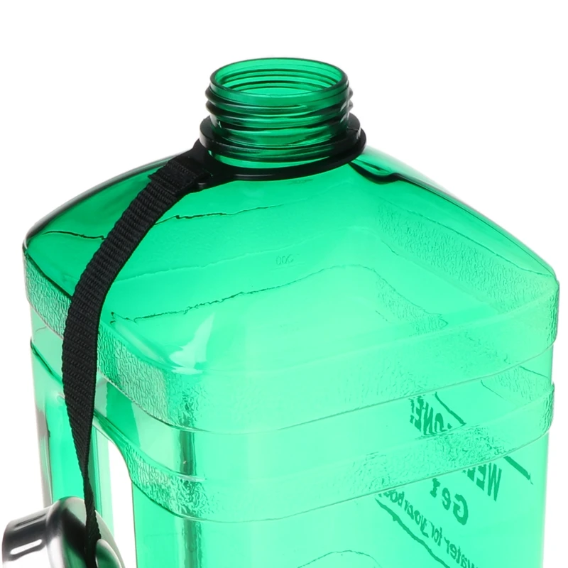 

3.8L Large Capacity Sports Water Bottle with Handle and Scale Outdoor Reusable