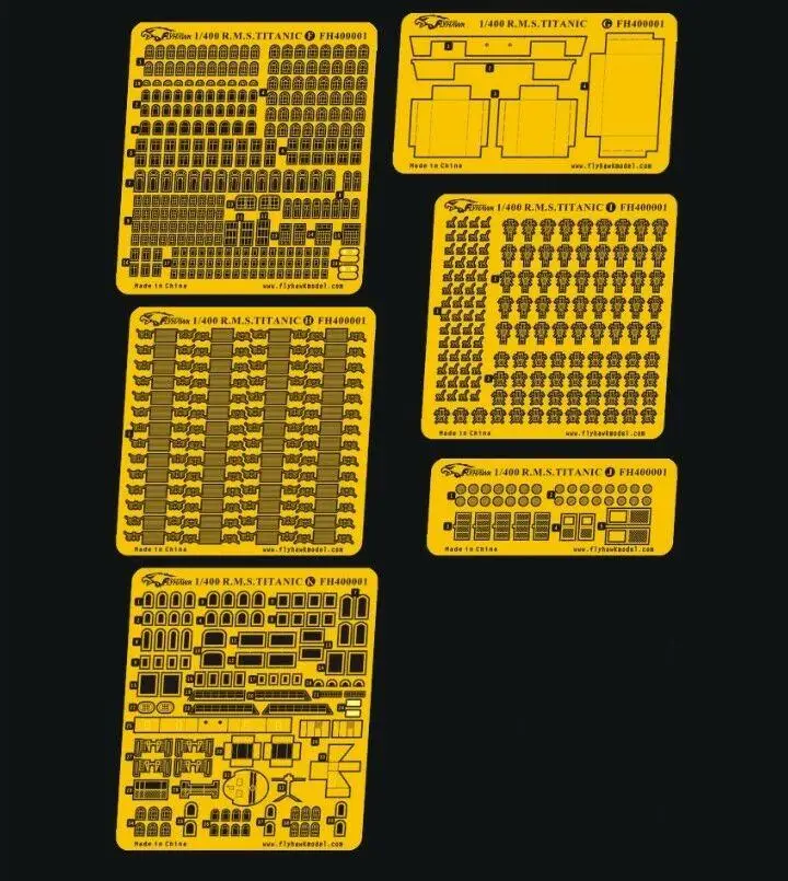 Flyhawk 400001 1/400 R.M.S. Титановые обновленные детали для Академии высшего качества |