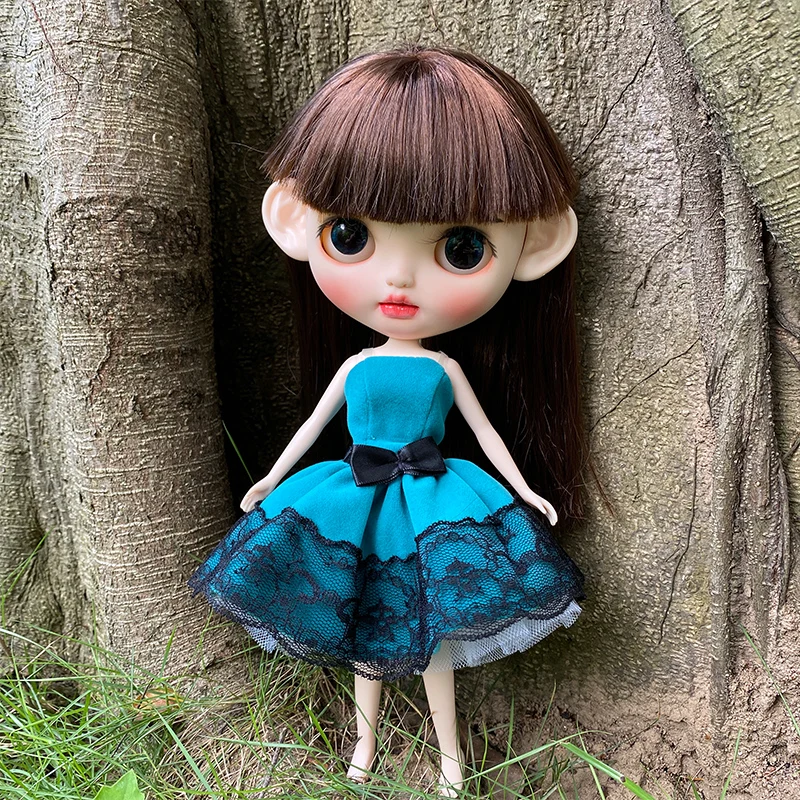 

Одежда Blythe 1/6, 30com, Синие игрушки-бандо (подходят для Pullip,Ob24, Licca)