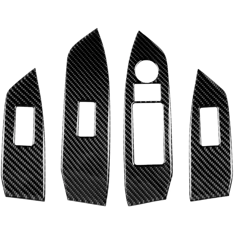 Подлокотник из углеродного волокна дверная ручка кнопка Подъема Окна панель