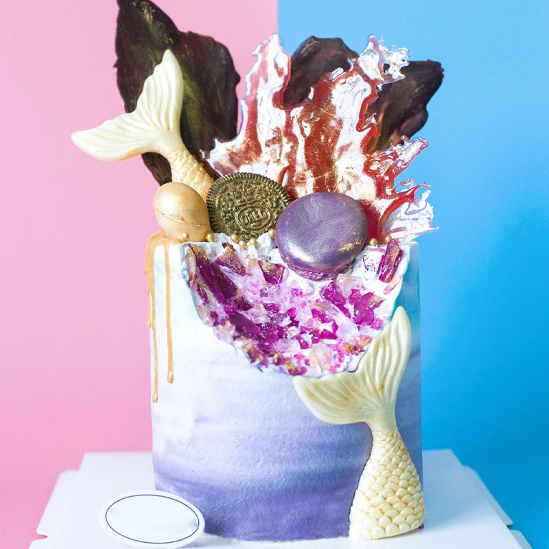 Пищевые блестящие напылением золотистого цвета Мульти-Цвет украшения торта