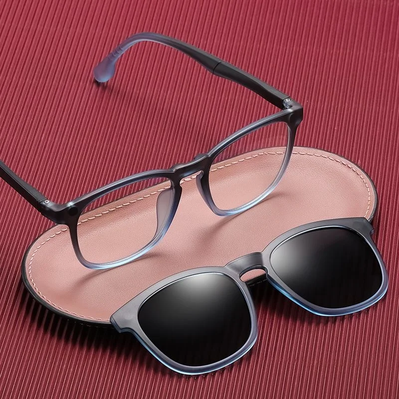 

Magnet Sunglasses female 2021 eyeglasses rames Polarized High Quality Clip On Myopia Prescription Glasses Frame women eyewear