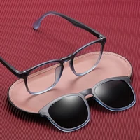 magnet sunglasses female 2021 eyeglasses rames polarized high quality clip on myopia prescription glasses frame women eyewear