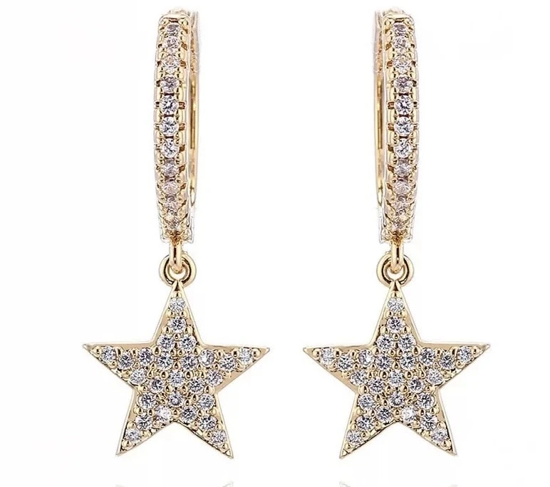 Женские серьги подвески из серебра 2020 пробы с фианитами|Серьги-подвески| |