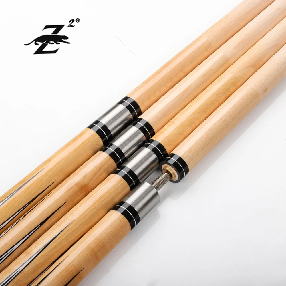 PREOAIDR 3142 Z2 Billiard Pool Cue 11.5mm Tip Radial Pin Leather Grip Stick Kit Hard Maple Shaft Professional Black 8 | Спорт и