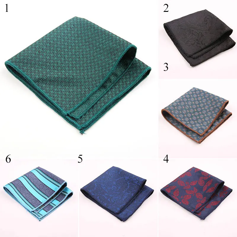 Модный винтажный мужской платок свадебное Полосатое полиэфирное Ретро деловое