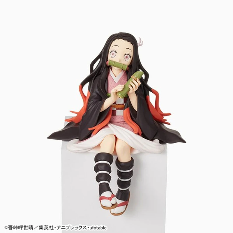 

Kamado Nezuko Anime Figures Kimetsu no Yaiba Toy Action Figures Genuine Demon Slayer Toys Collectible Figurine Model PVC Figures