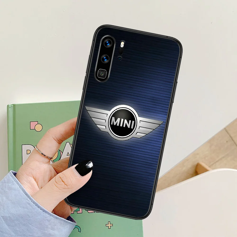

Mini cooper Sport Car Phone Case For Huawei P Mate Smart 10 20 30 40 Lite Z 2019 Pro black Funda 3D Prime Tpu Shell Pretty