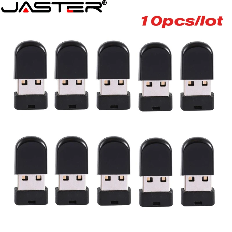 

New 10pcs/lot 2.0 USB Flash Drive Super tiny Pen Drive 64GB 32GB 16GB Real capacity Pendrive Waterproof USB Memory Stick Gifts