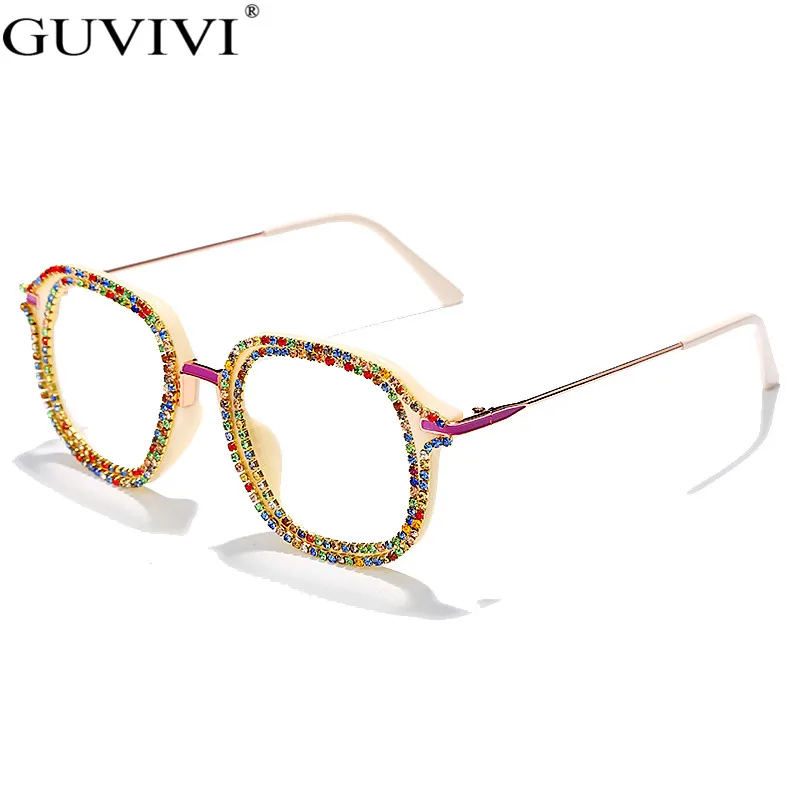 Квадратные Солнцезащитные очки Стразы женские модные солнцезащитные в стиле