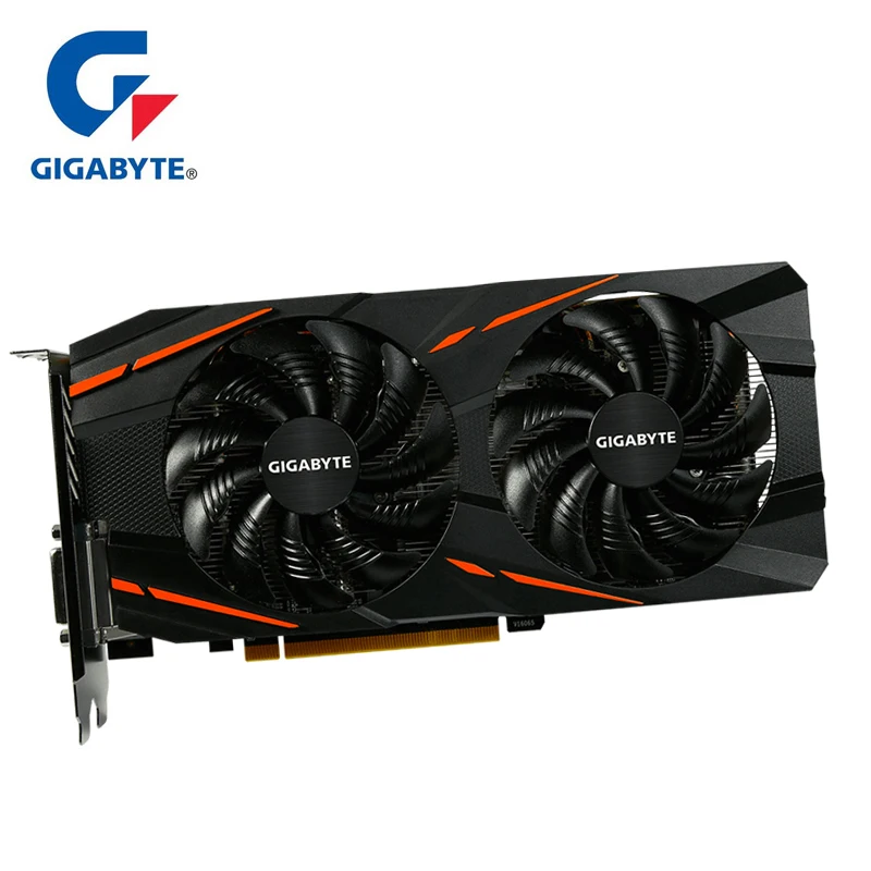 Видеокарта Gigabyte Radeon RX580 8G 256 Bit 8GB AMD PC rx 580 графическая карта с питанием от