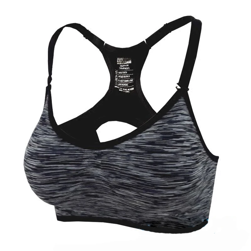 Women Sports Yoga Bra breathable quick dry Top Shockproof Cross Back Push Up fitness active Bra Gym Running Bra new style yoga bra women cross strap back sports vest running fitness quick dry gathering bra