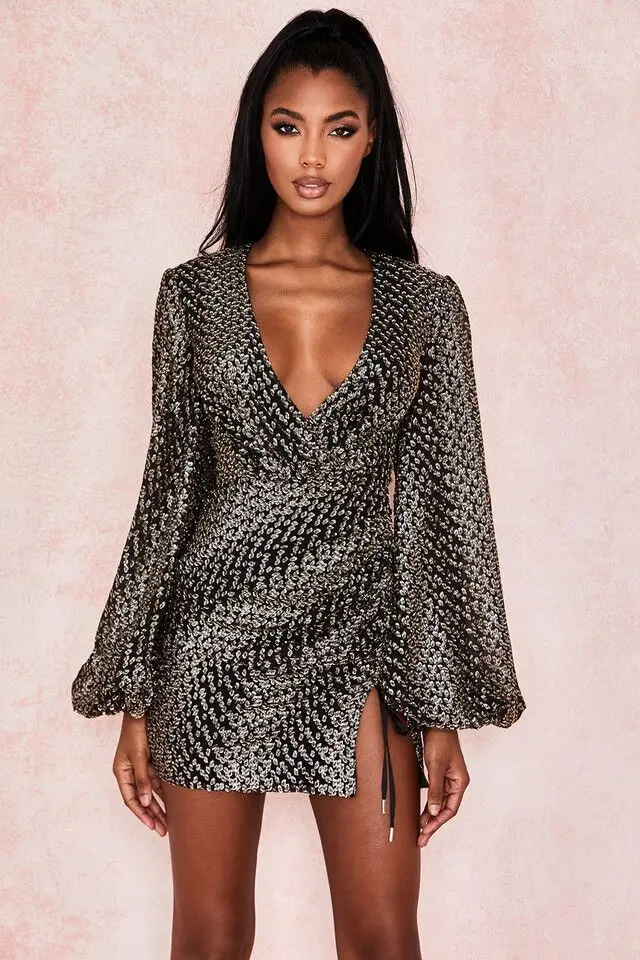 

Luxury Evening Dresses Short Woman Skirt 2021 Sequins Robe De Soir Parties Girl Short Dress Beach Skirt Hi Shy Bridal