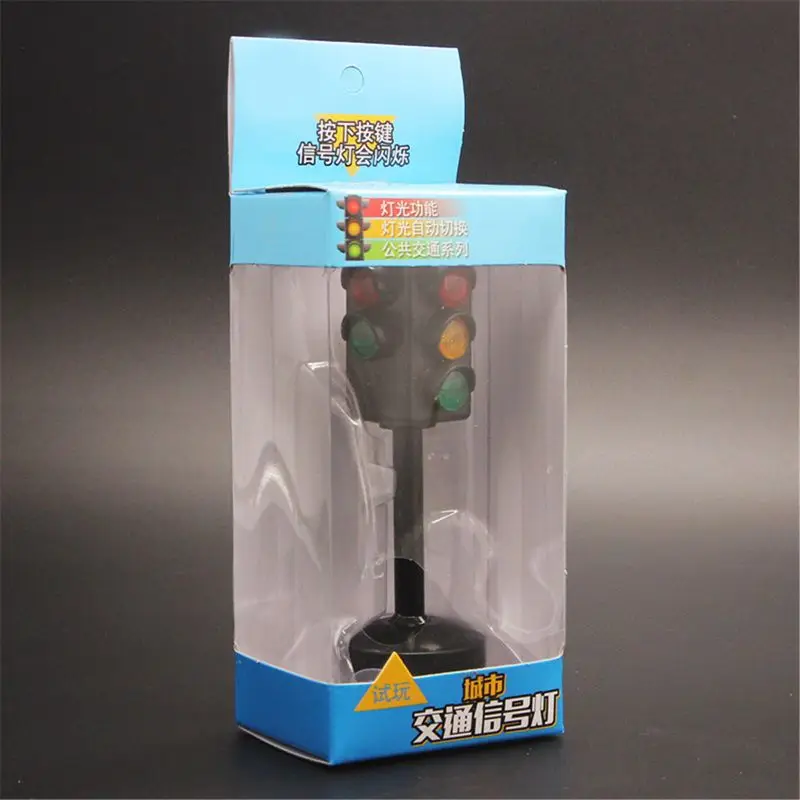 

New Traffic Light Puzzle Toy 11.5cm Traffic Signs with Light Motor Vehicle Signal Light Safety Early Education Toys
