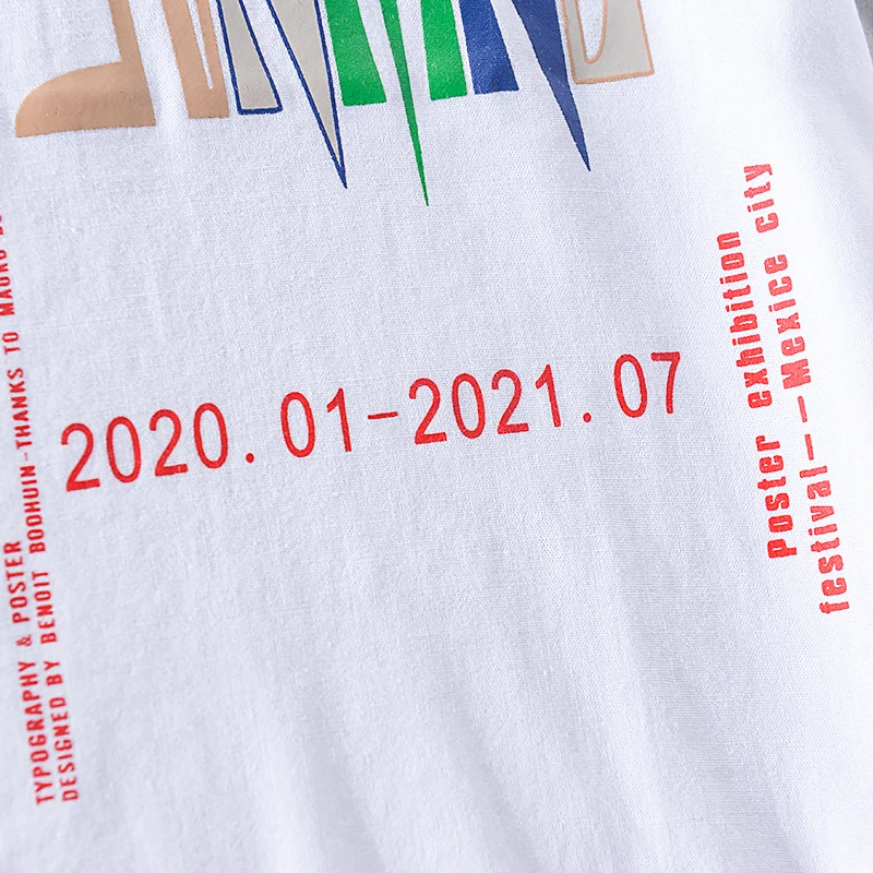 

2020 Summer new brand linen white t shirt men fashion casual t-shirt for men comfortable loose tshirt mens chemise overhemd