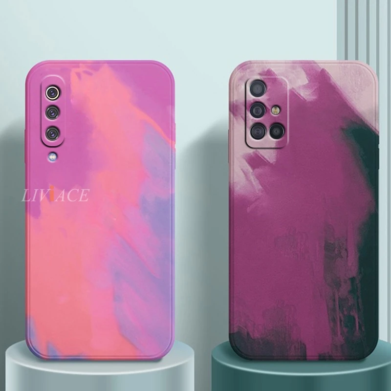 silicone phone case for samsung galaxy a51 a71 4g a7 2018 a10 a50 a30s a30 a20 a10s a20s a01 a31 a11 a21s a72 a12 a52 a32 cover free global shipping