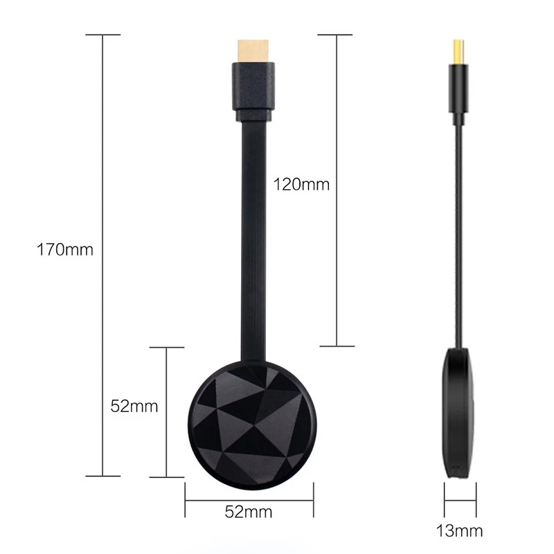 Дисплей Адаптер 2 4 + 5G двухдиапазонный 1080P HD Беспроводной HDMI адаптер для