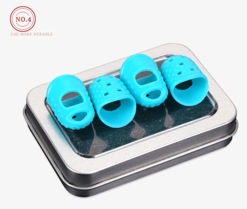 Утолщенная универсальная левая рука палец силиконовые гитарная струна