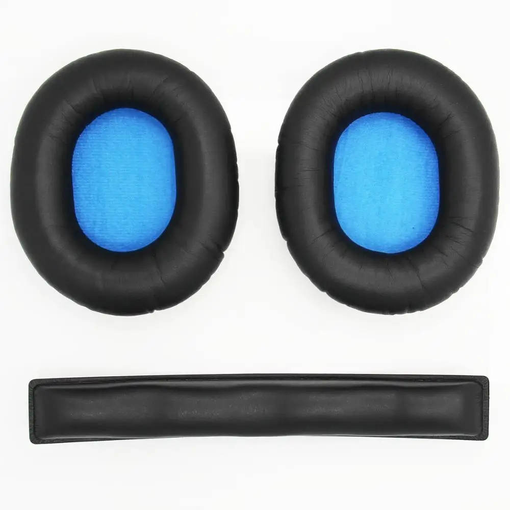 

1Pair Replacement Protein Leather Ear Pads Cushion Cups Cover Earpads Repair Parts for Sennheiser HD6 Mix HD7 HD8 DJ Headphones