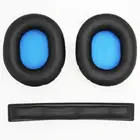 1 пара сменных протеиновых кожаных амбушюров, подушечки, накладки для наушников, запасные части для наушников Sennheiser HD6 Mix HD7 HD8 DJ